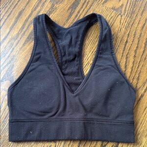 Lululemon Black Racerback Sports Bra
